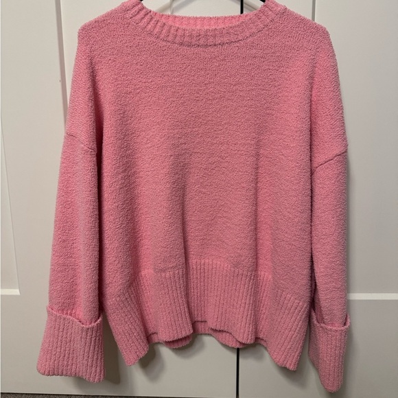 LOGENE Women's Oversized Sweater Crewneck Long Sleeve Soft Fuzzy Knit Size: S - Picture 9 of 12